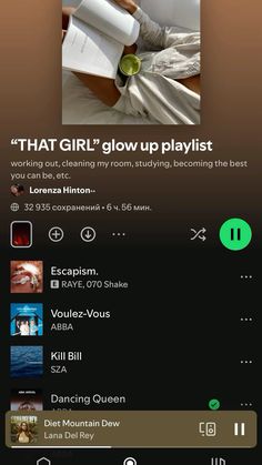 That girl aesthetic, that girl playlist Clean Girl Playlist, That Girl Playlist, It Girl Playlist, Girly Playlist, Cleaning Playlist, Study Playlist, Good Playlists, Playlist Aesthetic