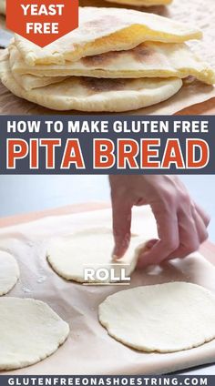 how to make gluten free pita bread with the instructions for making them