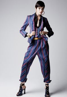 Enby Style, Grace Hartzel, Punk Style Outfits, Retro Suits, Patrick Demarchelier, W Magazine, Business Suit, Mode Inspo, Looks Style