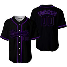 College Baseball Jersey In Black With Team Name, Black College Baseball Jersey With Team Spirit, Collegiate Black Baseball Jersey For Sports Season, Black Baseball Jersey With Team Name For Sports, Collegiate Black Baseball Jersey For College, Black Collegiate Baseball Jersey For College, Black Varsity Baseball Jersey For College, Black Sporty Baseball Jersey With Letter Print, Sporty Black Baseball Jersey For College