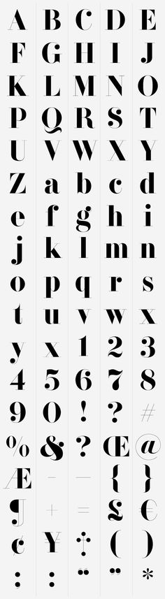 some type of font and numbers that are all in different styles, shapes and sizes