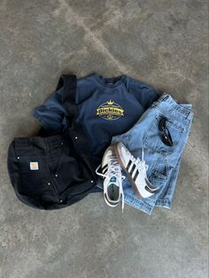 Fall Fits  Shirt Outfit Ideas Easy 30 day return policy Adidas Sambas, Guys Clothing Styles, Mens Outfit Inspiration, Summer 24, Streetwear Men Outfits, Look Plus, Casual Style Outfits, Fit Inspo