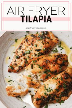 This Air Fryer Tilapia recipe cooks in just 7 minutes with only 5 ingredients! It's a mild, easy to cook fish that's great for beginners! Tilapia Recipes Air Fryer, Air Fry Tilapia, Foodi Pressure Cooker Recipes, Ninja Foodi Pressure Cooker Recipes, Fried Tilapia Recipes, Homemade Brownie Recipe, Spaghetti Squash Boats