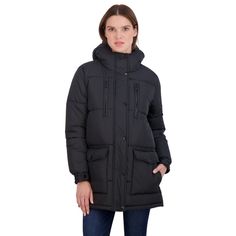 This S.E.B. by SEBBY puffer jacket for women offers a long slightly oversized fit at a great price point. Bringing designer details and all-around comfort, this women's parka coat will not disappoint. It features multiple pockets for ample storage and to keep your hands warm on chilly days. Water-Resistant Construction and Wind-Resistant Fabric will keep you dry and toasty even on a cold snowy day. You are sure to fall in love with this perfect perfect puffer jacket for women that is versatile a