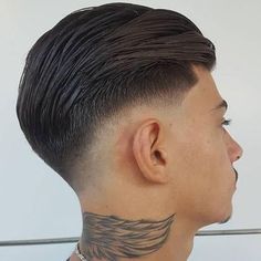 Long Slicked Back Hair, Faded Haircut, Slicked Back Hairstyles, Swept Back Hair, Undercut Hairstyles Women, Drop Fade Haircut