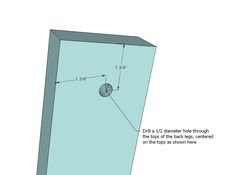 an image of a door with measurements for the top and bottom holes on the doors as shown here