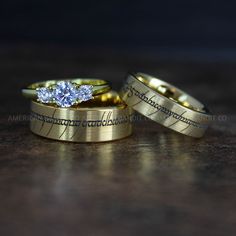 Elvish Rings, Elvish Wedding Rings, Elvish Wedding Bands, Elvish Jewelry, Blue Wedding Rings, Couple Rings Elvish Jewelry, Wedding Rings Couple, Elvish Wedding, Blue Wedding Rings, Badass Style, Electroformed Jewelry, Jewelry Blue, Women's Jewelry And Accessories, Gold Wedding Rings