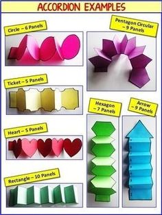 the instructions for how to make origami hearts and arrows with text below it