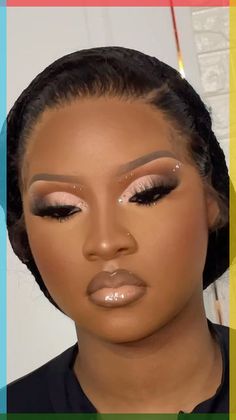 Makeup Tips For Acne Prone Skin😍😍 . #makeuptips #acneskin #acne Black Wedding Makeup, Black Bridal Makeup, Maquillage Yeux Cut Crease, Natural Glam Makeup, Makeup For Black Skin