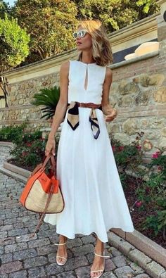 Elegant Summer Outfits, Elegantes Outfit Frau, Summer Outfits 2024, Retro Mode, Mode Casual, Modieuze Outfits, Elegantes Outfit