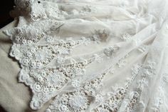 * Width: 51(130cm) * This price is for 1/2 yard, * We offer continued lace without cutting them to pieces if you buy more, * Soft and comfortable handfeel * Wholesale accetpable ! Features: Brand new lace fabric, there are black and white colors available, top quality and easy to use. Shipment: Doll Wedding Dress, Black Lace Fabric, Tulle Embroidery, White Lace Fabric, Bridal Lace Fabric, Embroidered Lace Fabric, Rose Lace, Rose Embroidery, Soft Tulle