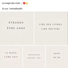 an image of some type of words on the screen with captions in french and english