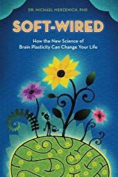 the book cover for soft - wired, featuring an image of a green earth with flowers on it