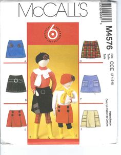 an image of children's clothing sewing pattern from the book mccall's