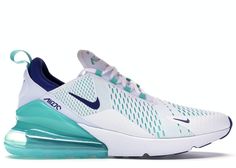 Cute Running Shoes, Nike Air Max 270 White, Nike Shoes Women Fashion, Royal Blue Shoes, Sneakers Nike Air Max, Cute Nike Outfits, Preppy Shoes, All Nike Shoes, Sneaker Lovers