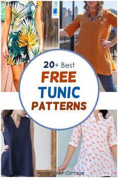 the best free tunic patterns for women