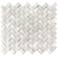 white marble mosaic tile on a white background