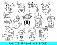 the svg dxf epss png mugs are ready to be used for