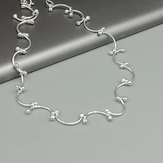 Sterling silver anklet | Arcs link anklet | Feet jewelry | Boho anklet | Pretty anklet | Indian anklet chain | Foot fetish | ARS by TheSilverGame on Etsy Latest Silver Anklet Designs Indian, Silver Elegant Festive Anklets, Traditional Silver Dangle Anklets, Sterling Silver Anklet Indian, Pretty Silver Jewelry