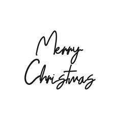 the words merry christmas written in black ink