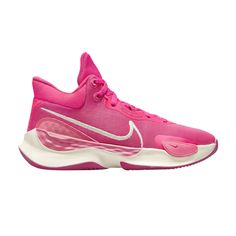 Find NIKE Wmns Renew Elevate 3 'fierce on Editorialist. Wmns Renew Elevate 3 'Fierce Pink' Volleyball Stuff, Swag Shoes, Basketball Shoes, Womens Shoes Sneakers, Volleyball, Top Brands, Great Deals, Shoes Sneakers, Basketball