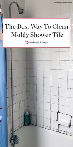 A weekend shower tile refresh that's both transformative and cheap. #bathroomremodelideas Shower Grout Cleaner, Grout Cleaning Diy, Shower Tile Cleaner, Clean Shower Grout, Best Grout Cleaner, Cleaning Shower Tiles, Shower Mold, Shower Grout, Shower Cleaning Hacks