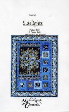 Tree of Life Sidelights Panel Quilt Panel Quilts Ideas Layout, Frame Quilt, Throw Quilt Pattern, Wall Quilt Patterns, Amazing Quilts, Panel Quilt Patterns, Yellow Quilts, Pinwheel Quilt, Quilt Designs