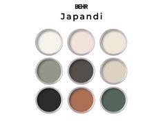 the different shades of paint in japan