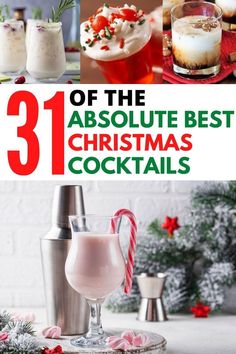 the best christmas cocktails for everyone to enjoy this holiday season and they're delicious