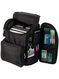 This stylish backpack comes complete with a padded laptop sleeve for a 15” screen. It features side zippered office organization compartments with a removable key clip, pockets for small items, credit card sleeves and a portal for your earbuds or headphones. Comfortable padded back and ergonomic shoulder strap with locking clips to secure the backpack to your ZÜCA Sport, Pro or Flyer. Knapsack Bag, Rolling Bag, Cool School Supplies, Business Backpack, Rucksack Bag, Light Backpack, Industrial Table, Cute School Supplies, Lv Handbags