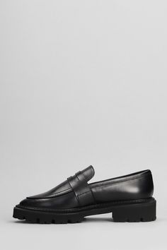 Loafers in black leather, almond toe, stitching detail, rubber outsole, heel 4. 5cm, 100% leather, Made in Italy Sneaker Wedge, Italian Luxury, Stylish Shoes, Bridal Shoes, Manolo Blahnik, Luxury Shoes, Boys Shoes, Shoe Brands