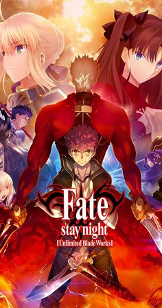 fate stay night anime movie poster