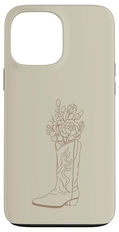 Boot With Flowers, Country Phone Cases, Western Logo, Pretty Iphone Cases, Coastal Cowgirl, Cowboy Boot, Logo Ideas, Diy Art Painting, Country Outfits