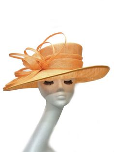 Fascinator Designs, Bride Hats, Mother Of The Bride Hats, Wedding Mother Of The Bride, Orange Hat