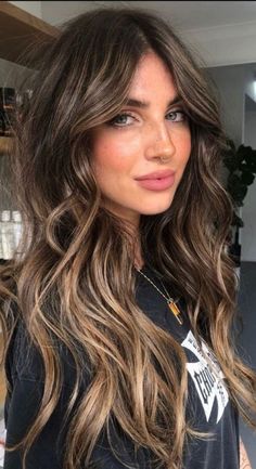 Brunette Hair With Highlights, Brunette Balayage Hair, Hair Color Ideas For Brunettes, Balayage Brunette, Hair Color Balayage, Winter Hairstyles