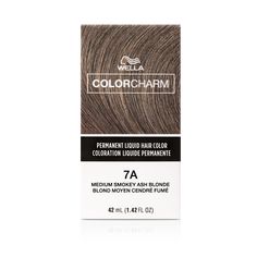 Create long-lasting color with Wella colorcharm Permanent Liquid Hair Color. Wella 7A Medium Smokey Ash Blonde Permanent Liquid Hair Color | Blonde | 1.42 oz. | Sally Beauty Medium Smokey Ash Blonde, Smokey Ash Blonde, Tone Hair At Home, Wella Hair Color, Hair Color Blonde, Liquid Hair, Wella Hair, Sally Beauty, Tone Hair