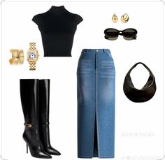 Effortlessly Chic Outfits, Streetwear Fashion Women, Jeans Rock, Professional Outfits, Outfits Casuales, Cute Casual Outfits, Aesthetic Clothes