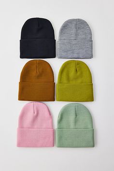 Essential ribbed beanie hat from Urban Outfitters in all our favorite colors. Soft & cozy knit beanie silhouette complete with a fold-over wide cuff. Made from a thick knit material, this staple beanie is perfect for chilly weather. Features UO Jessie basic beanie New fave knit beanie hat Soft-touch cozy knit with a wide cuff Grab all the colors! UO exclusive Content + Care 100% Acrylic Spot clean Imported | Urban Outfitters UO Jessie Essential Ribbed Beanie in Ochre, Women's at Urban Outfitters Solid Knit Beanie For Fall, Warm Solid Color Beanie One Size, Solid Warm One-size Beanie, Comfortable Fall Beanie In Solid Color, Casual Soft Knit Acrylic Beanie, Casual Acrylic Soft Knit Beanie, Fall Acrylic Beanie, Warm Solid Color Acrylic Hats, Warm Solid Acrylic Hat