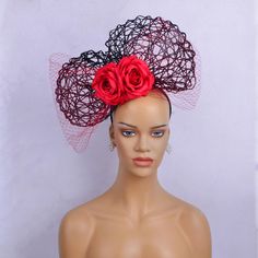 Hello!Welcome to our shop of  365daysCreations product information: Season:All Season Gender:Female Occasion:Party,Wedding,Melbourne cup,Kentucky Derby Material:straw,silk flowers,veil With 1.2cm satin headband at the back Color:black,red Kentucky Derby Evening Fascinator Headband, Kentucky Derby Evening Headband Fascinator, Evening Hat Shaped Headband For Royal Ascot, Evening Headband Fascinator For Kentucky Derby, Carnival Formal Fascinator Hat, Kentucky Derby Party Headband Fascinator, Carnival Evening Mini Hat Headband, Evening Carnival Headband Hat, Kentucky Derby Hat-style Headband Gift