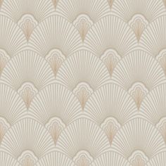 an art deco style wallpaper with fan shapes