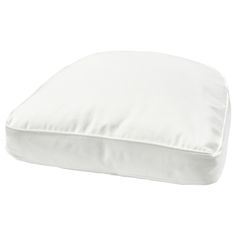 a white pillow on a white background