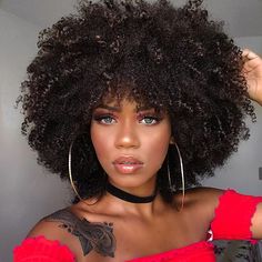 Mariana Santos (2000, Brasil) Natural Hair Styles Curly, Hair Styles Curly Hair, Styles Curly Hair, Hair Styles Curly, Natural Hair Woman, African American Makeup