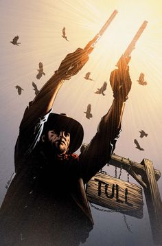 Dark Tower Gunslinger, Gunslinger Dark Tower, Dark Tower Art, Roland Deschain, The Gunslinger, John Romita Jr, The Dark Tower, Strange Places, Cowboy Art