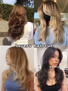 Hair Inspiration Long, Layered Haircuts For Medium Hair, Hairstyles For Layered Hair, Haircuts For Wavy Hair, Hair Stylies, Haircuts For Medium Hair, Haircuts Straight Hair, Hair Makeover, Hairdo For Long Hair