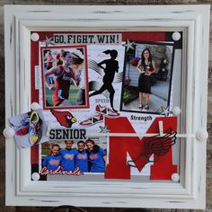 Senior Night Ideas Track And Field, Senior Night Track Posters, Track Senior Night Posters, Senior Track Gifts, Senior Night Posters Track And Field, Football Shadow Box Ideas High Schools, Track And Field Senior Night, Track And Field Senior Gifts, High School Sports Shadow Boxes