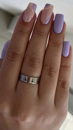 Ongles Gel Violet, Purple Nail, Nail Swag