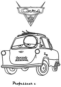 cars coloring pages for kids to print out and color with the characters from disney's cars