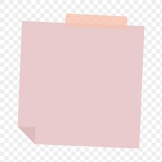 a pink piece of paper on a white background clipart, hd png download