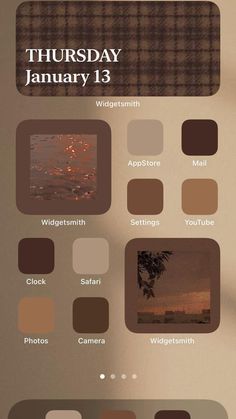 the color scheme for this poster is brown and tan, with different shades to choose from