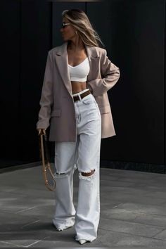 Outfit Chic, Cute Fall Outfits, Preppy Outfits, Outfits Casuales, Cute Casual Outfits, Simple Outfits